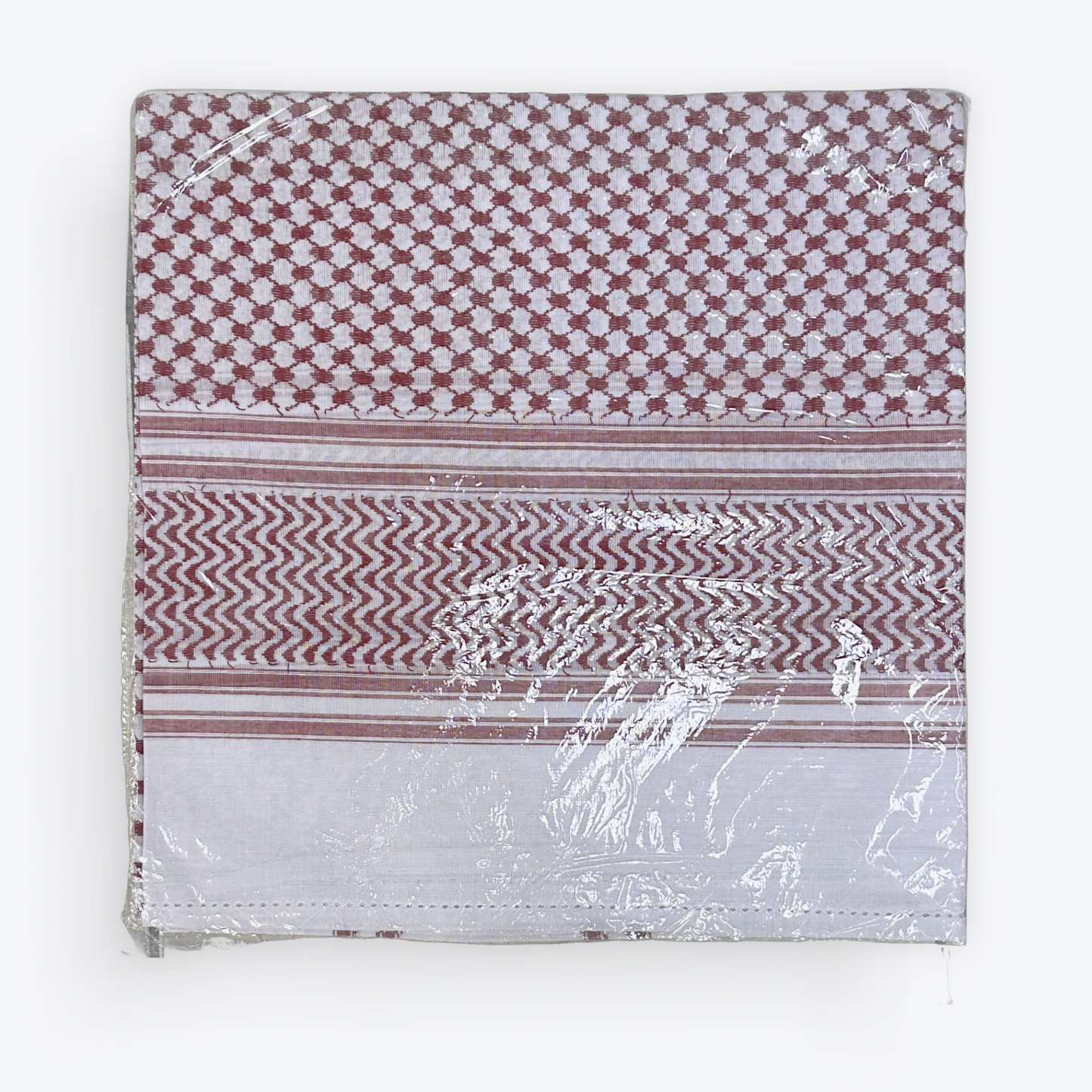 White and Red kaffiyeh