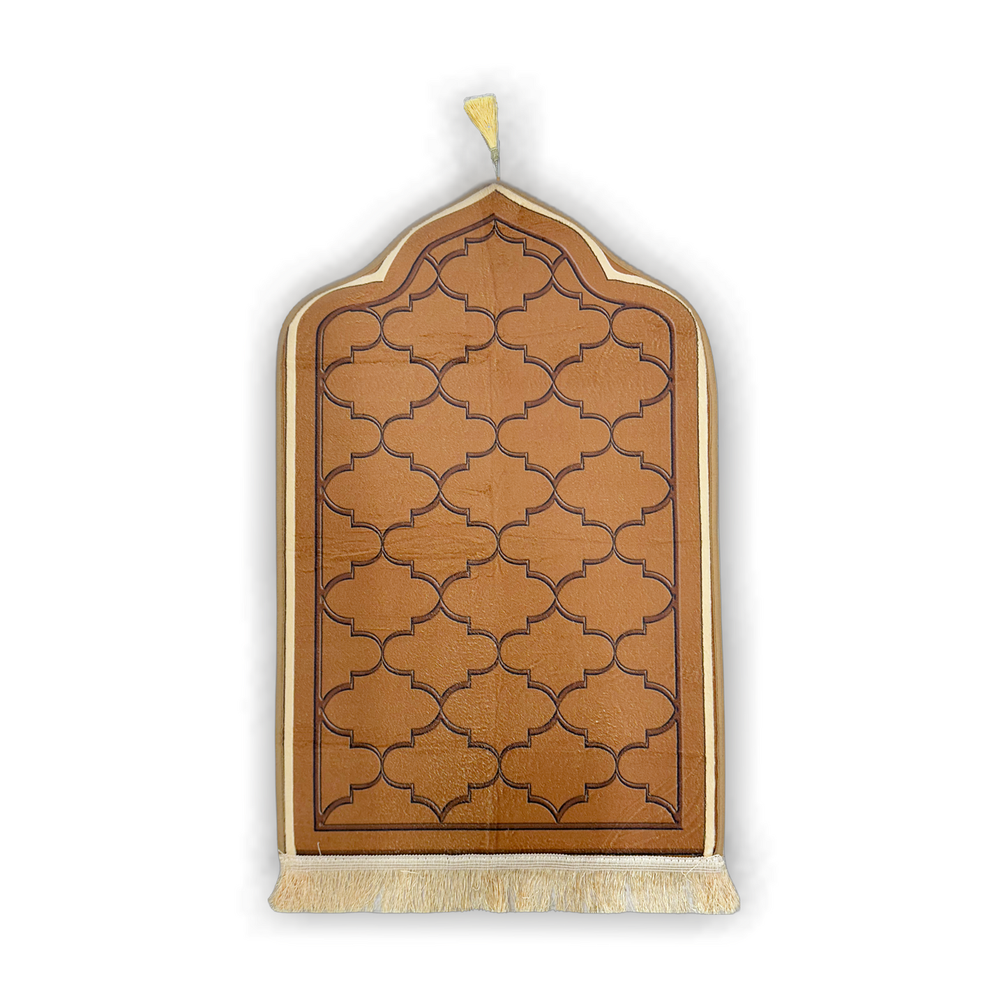 Thick prayer mat with tassels