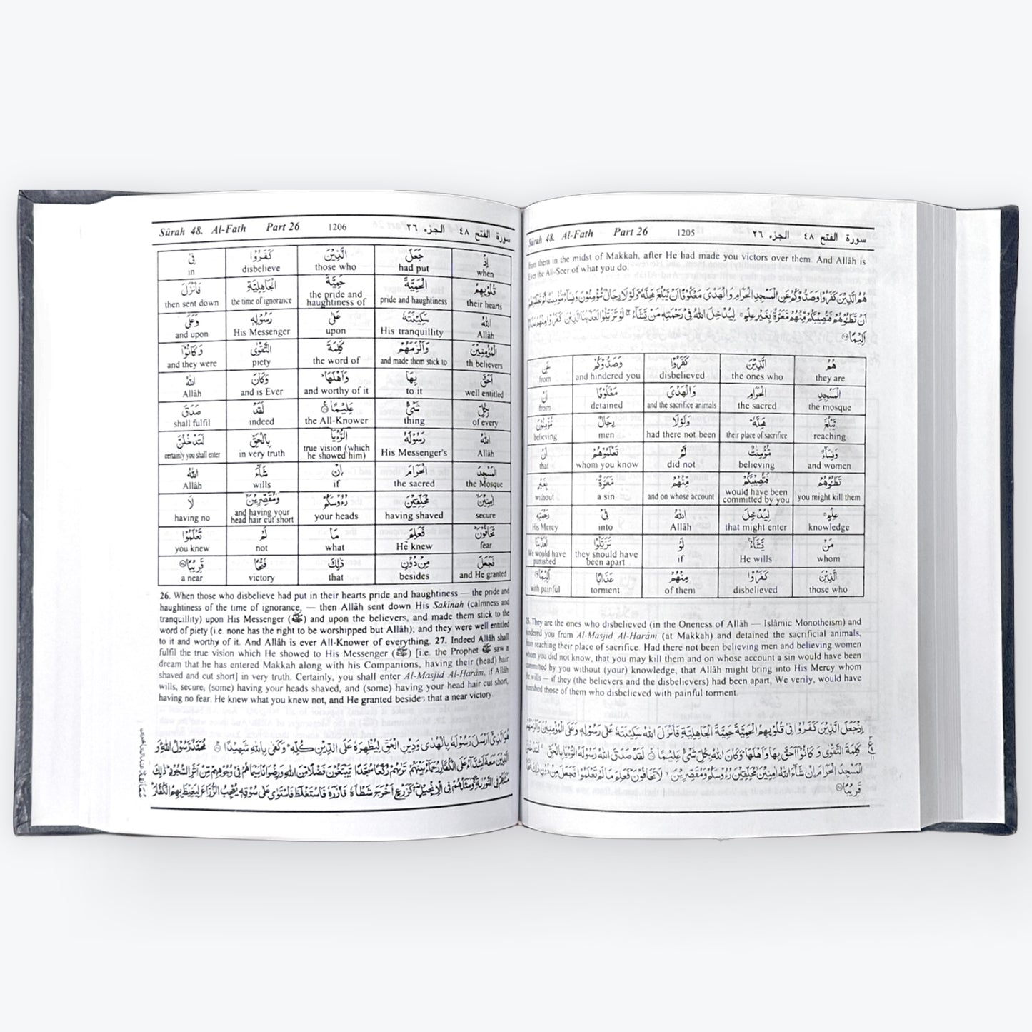 Quran English translation Word for Word 3 Vol Book Set