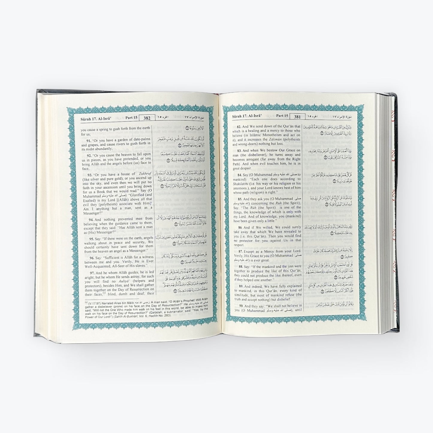 Colourful Cover Quran with English Translation