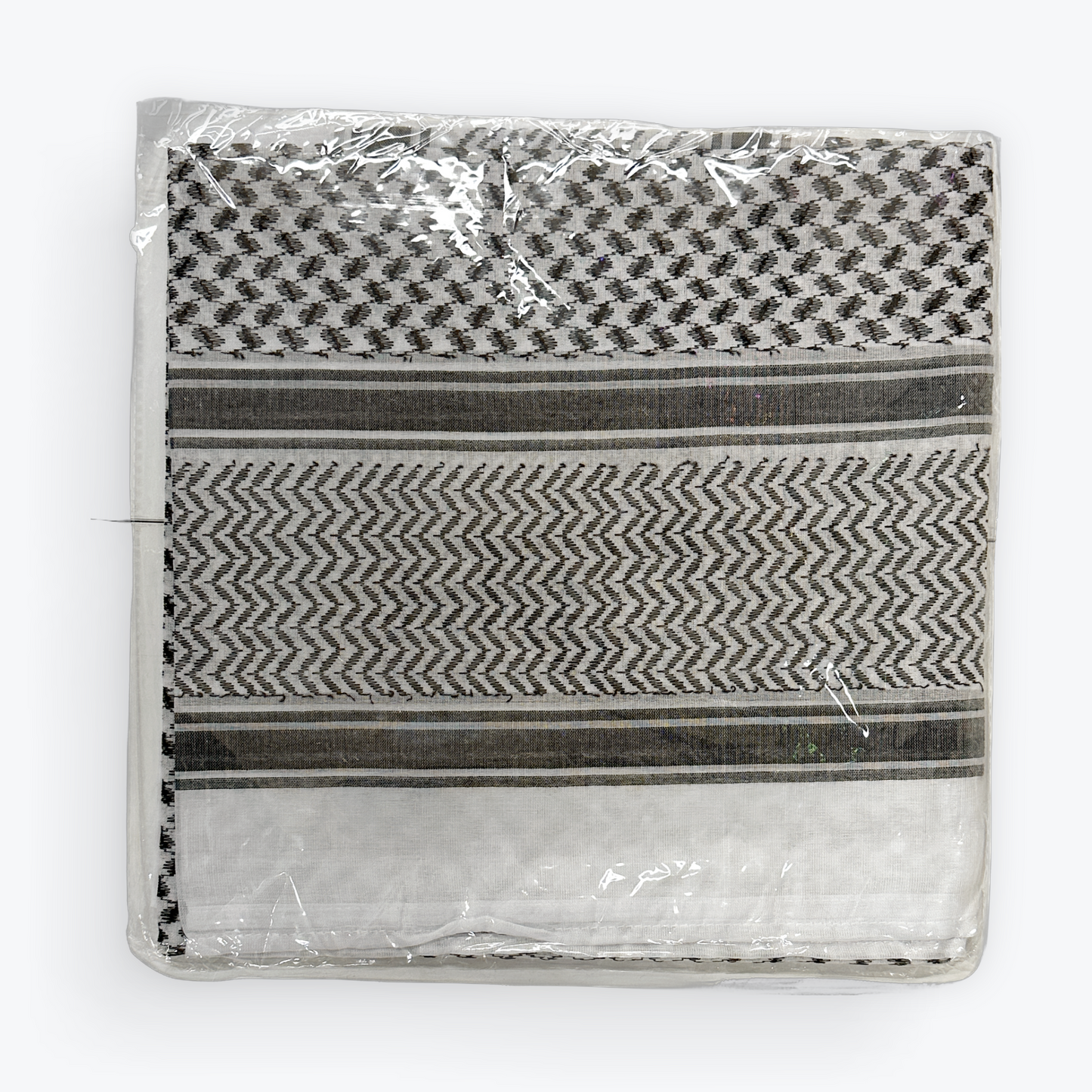 Palestinian Black White Kaffiyeh