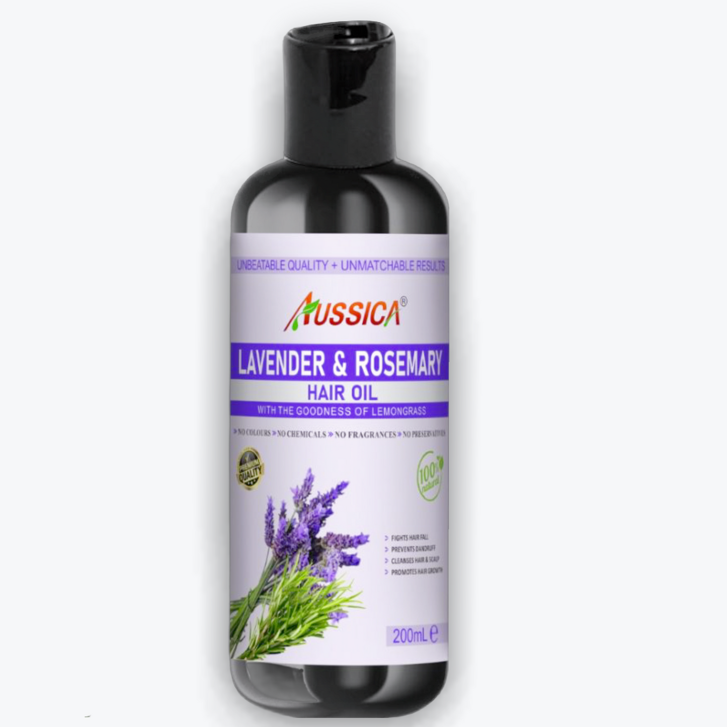 Lavender & Rosemary Hair Oil – Plus Lemongrass – 100% Natural