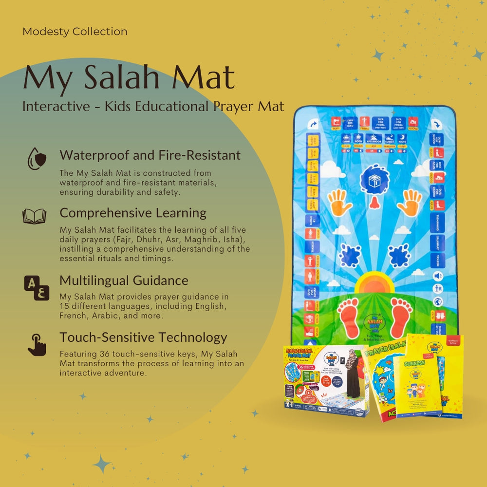 My Salah mat Educational Prayer Mat Interactive