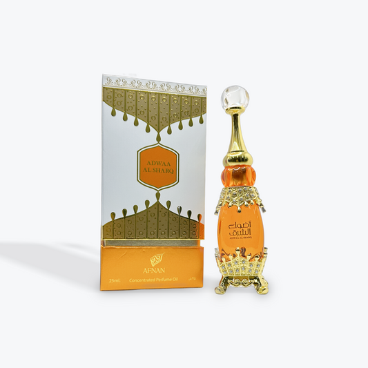 Afnan Unisex Adwaa Al Sharq Concentrated Perfume Oil 25ml