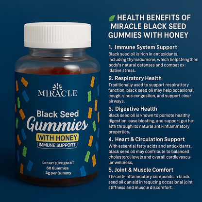 Black Seed Gummies with Honey