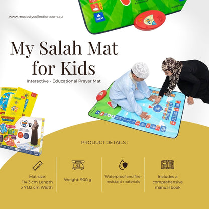 My Salah mat Educational Prayer Mat Interactive